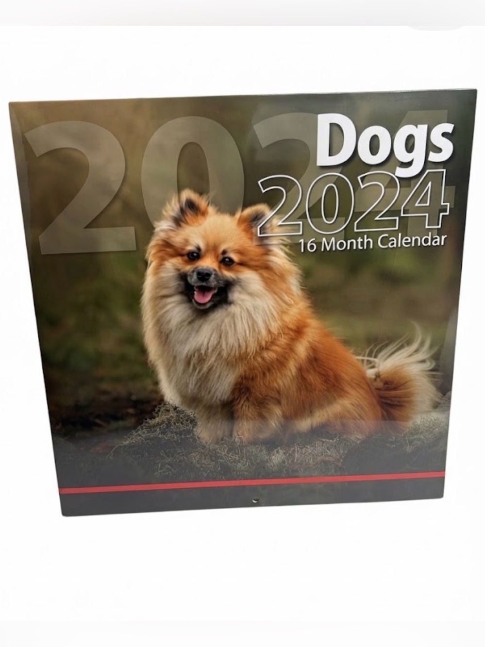 ❤️ Free with any Purchase 🙏🏽 NWT 2024 "Dogs" 16-Month Wall Calendar